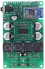 For Arduino-HENG Module Kits Accessory Bluetooth 5.0 Power Amplifier Board 2x30W/20W Support AUX Audio Input Support Serial Command to Change Name and Password ( Size : No Password )