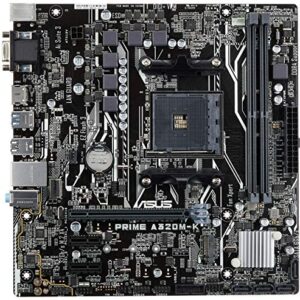 ASUS PRIME A320M-K AMD Ryzen AM4 DDR4 HDMI VGA M.2 USB 3.1 Micro-ATX Motherboard