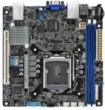 ASUS LGA1151 DDR4 EEC/Non-ECC UDIMM Mini-SAS HD M.2 C242 Server Workstation Mini ITX Motherboard Motherboards P11C-I