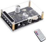 WHDTS Stereo Bluetooth Power Amplifier Board 5V 12V 24V 20W 30W 40W Infrared Remote Control Receiver Module with Case