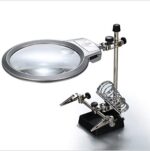 Boutiques/LED Lamp Desktop Magnifying Glass 2.5X 6X HD Lens Multifunctional Magnifier with Auxiliary Clip Bracket for Welding Mobile Phone Motherboard Repair Workbench