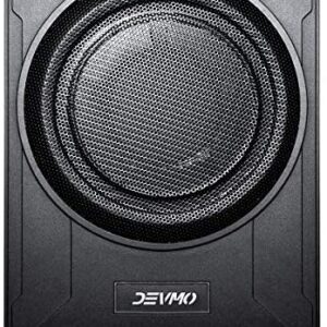 Devmo GELF 10" Compact Enclosed Powered Enclosed Subwoofer for CAR Under seat