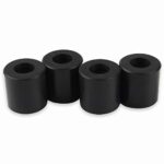 BCZAMD Heatbed Silicone Leveling Column 3D Printer Hot Bed Mounts Column Stable Tool Heat-Resistant Silicone Buffer for Prusa i3 Plus Anet A8 Wanhao D9 Mega Ender 5 Plus, 4 Pack Black