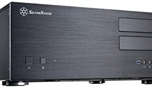 Silverstone GD08B Home Theater Computer Case with Aluminum Front Panel for E-ATX/ATX/Micro-ATX Motherboards GD08B-x