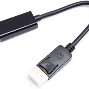 DEVMO DP Displayport Male to HDMI Female Cable Converter Adapter Compatible with Lenovo, Dell, HP, ASUS PC