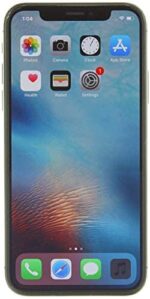 Apple iPhone X, 64GB, Space Gray - Fully Unlocked (Renewed)