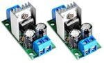 DEVMO 2PCS 6-15V AC or DC to 5V DC L7805 LM7805 Voltage Rectifier Regulator Power Supply Module