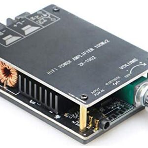 200W Bluetooth Amplifier Board Dual Channel TPA3116 Audio Amp Board with LC Filter Technique 100W+100W Password Free Connect to Phone Quietly