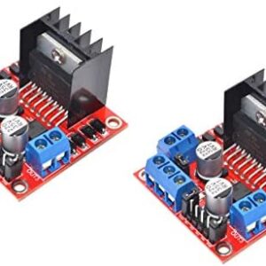 L298N Dual H Bridge PWM Stepper Motor Drive Controller Board Module (Pack of 2)