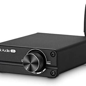 Douk Audio G5 100W Bluetooth 5.0 2 Channel Amplifier Mini Digital Class D Stereo Audio Power Amp Wireless Receiver (Black)