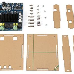 TPA3116D2 Wireless Bluetooth 4.0 Dual Channel Audio Receiver, 120W+120W DC 12V-24V Digital Amplifier Board with Acrylic Case