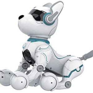 Wenini Voice Control Speech Dog Animal Robot Toys Robotic Dog Puppy Toys - Voice Control, 10 Animal Forms of Intelligent Imitation, Funny Dogs, Encyclopedic Teaching