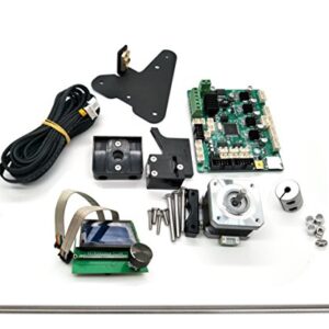 CHPOWER CR-10 to CR-10S Upgraded DIY Kit, Creality CR10 Upgrade, Includes Dual Z Axis, CR-10S Board, LCD Screen, Lead Screws, Filament Detector, Motor Wires