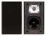 Theater Solutions B1 Black Bookshelf Speakers Surround Sound Home Theater Speaker Pair