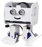 ELEGOO Penguin Bot Biped Robot Kit Compatible with Arduino Project with Assembling Tutorial,STEM Kit for Hobbyists, STEM Toys for Kids and Adults,White Version V2.0