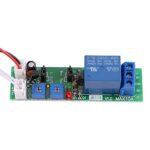 Delay Relay Module DC12V 0-120min Adjustable Timer On/Off Time Delay Relay Timing Switch Module Board Delay Trigger for Industrial Control(DC 12V 0-120min)