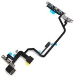 Dougsgadgets Power Volume Mute Button Flex Cable Ribbon with Bracket Replacement Part Compatible with iPhone XR 6.1"