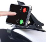 Car Phone Holder Dashboard Cellphone Mount, Mobile Clip Stand, Dashboard Clip Mount Stand for GPS and Smart Phone(3.0-6.5inch)