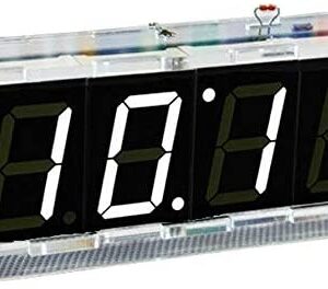 Ddiy DIY digital clock kit supporting project electronic kit light control industrial control 1 inch LED electronic kit four color random