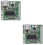 Acxico 2Pcs DC 3.4V-5V 2x3W Dual Channel DIY Bluetooth Amp Speaker Module Micro USB Class D Audio Amplifier Board