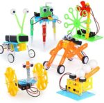 Sntieecr 6 Set Robotic Science Kits, STEM Science Assembly Kit, Educational Robot Learning Kits Set for Kids Science Projects