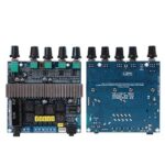 2x50W+100W TPA3116 High Power Bluetooth Amplifier Digital Audio Board with Adjustable Volume DC 12-24V