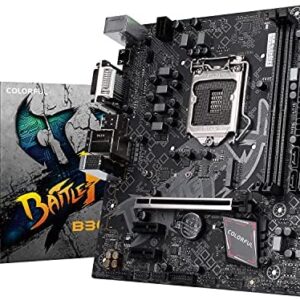 Segotep Battle-AX B365M-D V20 Motherboard Micro ATX 8th and 9th Gen Intel Core Processors Socket LGA 1151/Dual DDR4/M.2 Slot/USB 3.1 Gen1 & SATA3.0/RTL8111H 1000M LAN/VGA+DVI+HDMI