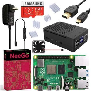 NEEGO Raspberry Pi 4 4GB Complete Kit - 4GB RAM