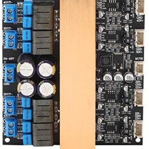 Walfront Digital Amplifier Board, TPA3255 4-Sound Channel Class D Audio Parts High-Power AMP Module Clear Powerful Sound