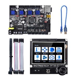 SKR Mini E3 V2.0 32Bit Control Board with TFT35 E3 V3.0 Touch Screen Display RepRap Smart Controller Panel Replacement Original Touch Screen for Ender 3 V2 Ender 3 Pro CR10 3D Printer