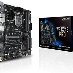 ASUS LGA1151 ECC DDR4 M.2 C246 Server Workstation ATX Motherboard for 8th Generation Intel Motherboards WS C246 PRO