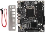 ASHATA Computer Motherboard,H55M-USB LGA1156 DDR3 1333/1066MHz Desktop Motherboard High-Performance Computer Mainboard PC Parts Motherboard