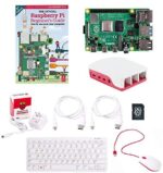 Raspberry Pi 4B Full Official Desktop Computer Starter Kit w/Pi 4 Model B Board, 16GB Micro SD Card, USB Mouse, USB Keyboard, Power Supply, Case and Micro HDMI Cable - Just Connect to HDMI Display