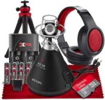 Zoom H3-VR Handy Multi-Track Digital Audio Recorder with 32GB Card & Pro Audio Headphones Platinum Accessory Bundle