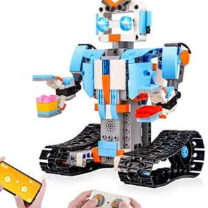 Sillbird STEM Building Blocks Robot for Kids- Remote Control Engineering Science Educational Building Toys Kits for 8,9-14 Year Old Boys and Girls