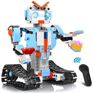 AOKESI Remote Control Robot Building Blocks Educational Kit Engineering STEM Building Toys Intelligent Gift for Boys and Girls(351 Pieces)