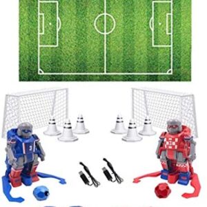 TGQ KIDZ Soccer Robot Toys - Remote Control Robot Intelligent Programming Soccer Games - Robot Game with 2 Player Remote Controls - Kids Interactive Toys - Kids Educational Toys for Gifts