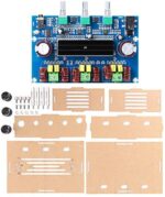 Walfront Power Amplifier Board for Bluetooth Digital Amplifier Board High Power Module 2.1 Channel DC 12‑24V