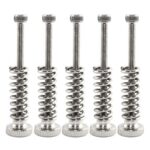 Ruiling 5Set Leveling Components M3 Thread 40mm Stainless Steel Screw Leveling Spring Leveling Knob Kit for 3D Printer Heatbed