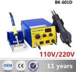 Soldering 500W BK-601D digital display soldering iron 2 in 1 soldering station, mobile phone motherboard repair tools - (Plug Type: EU)