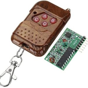 Davitu Module Board Smart Robot & Solar Panel - IC 2262/2272 4Channel 315MHZ Key Wireless Remote Control Kits Receiver module for Smart Robot Car