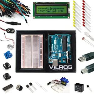 Vilros Arduino Uno 3 Ultimate Starter Kit Includes 12 Circuit Learning Guide