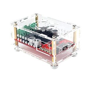 TPA3116 Bluetooth Digital Amplifier Board 50W+50W Dual Channel Audio Amplifier Support U Disk TF Card Decoding with Case