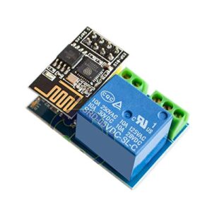 DEVMO ESP8266 ESP-01S Wireless WiFi Transceiver Relay Module Compatible with Ar-duino Smart Home Remote Control Unlock Set