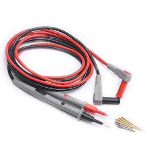 DEVMO Fluke Compatible Hard Point Test Leads Set Banana Plug Compatible with Digital Multimeter Meter Probes Electrical Test Probe