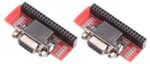 DEVMO 2PCS VGA666 Adapter Board DPI dtoverlays Module Compatible with Raspberry Pi 3B / 2B / B+ / A+