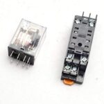 DEVMO 220VAC MY2NJ Miniature Relay DPDT 8 Pins 10A HH52P JQX-13F with PYF08A Socket