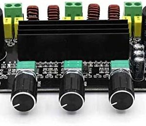 Taidacent XH-M573 DIY Audio Amplifier High Power 2.1 Channel TPA3116D2 Digital Subwoofer Power Amplifier Board 80W+80W+100W