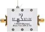 Richer-R ASHATA LNA Broadband RF Low Noise Amplifier Module VHF/UHF Gain 32dB AMP Board, Coaxial Feed RF Broadband Radio Frequency Microwave Coaxial Bias 25K-100MHz