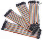 DEVMO 120pcs Dupont Wire Jumper Cable Ribbon 20cm Male to Female Compatible with Ar-duino Breadboard SMT32 Ar-duino Raspberry Pi